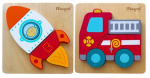Magni Brandweerwagen/Rocket puzzel (3937)