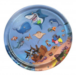 Magni Baby waterspeelmat met zeedieren, rond, blauw - (5716)