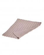 Smallstuff Pop deken, visgraat gebreid, poeder - (40017-23)