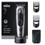 Braun Tondeuse Series 7, +5 stylingtools, HC7590 - Grijs