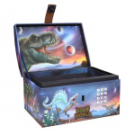 Dino World Schatkist met code, geluid en licht - (0413441)