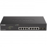 D-Link DGS-1100-10MPV2 10-port PoE+ Smart Administrerbar Gigabitswitch D-Link DGS-1100-10MPV2 10-port PoE+ Smart Administrerbar Gigabitswitch