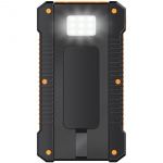 LogiLink PowerBank 6.000 mAh 10W Solcell Svart/Orange