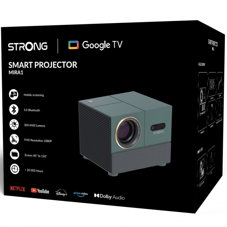 Strong Projektor Google TV MIRA1 Grön