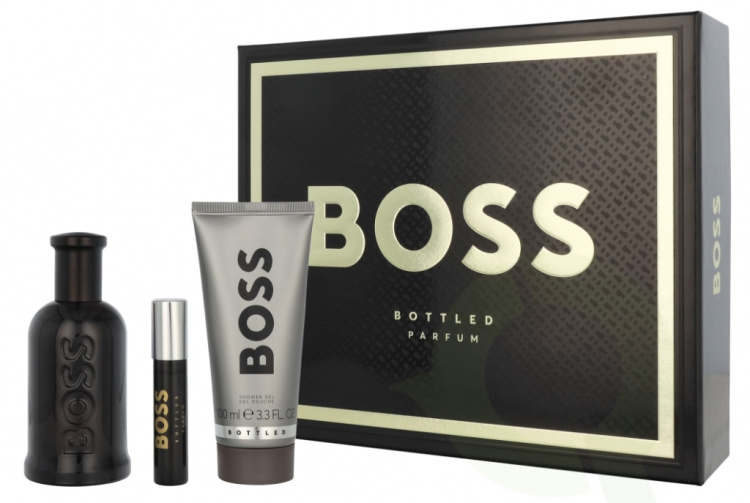 Hugo Boss Bottled Giftset 210 ml Edp Spray 100ml/ Edp Spray 10ml/Shower Gel 100ml
