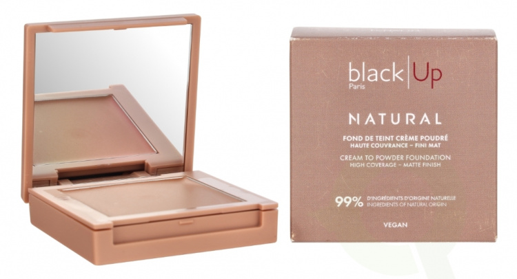 Black Up Full Cover Cream Powder Foundation 9.5 g #03