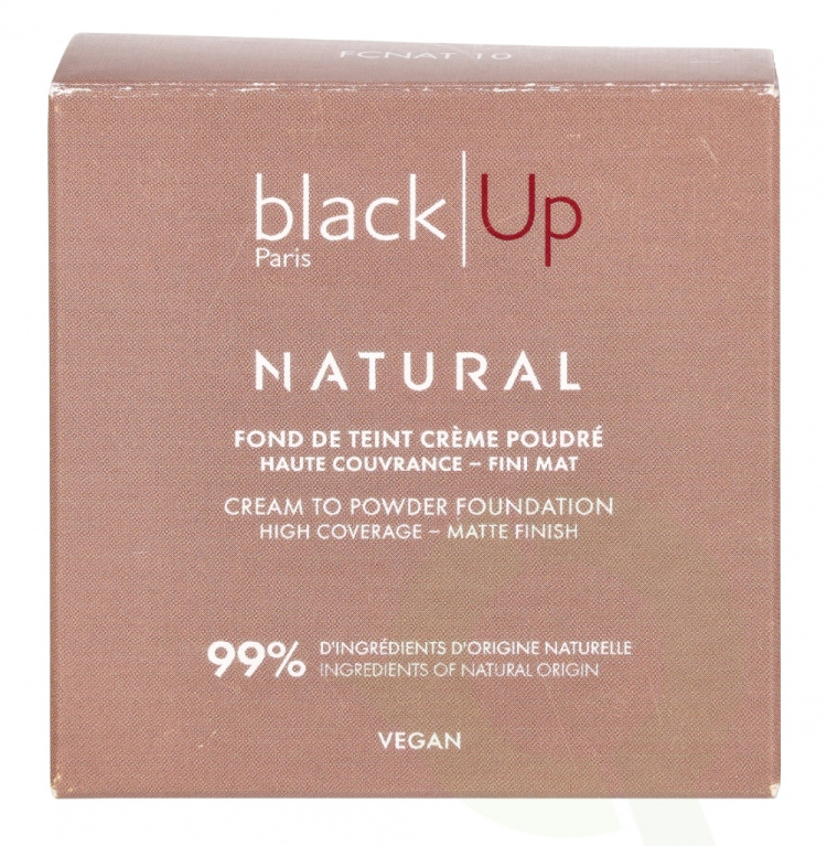 Black Up Full Cover Cream Powder Foundation 9.5 g #10