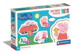 Clementoni Mijn eerste puzzel 3-6-9-12 stukjes - Peppa Pig (20829)