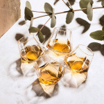 Mad Monkey Diamanten borrelglazen - set van 4