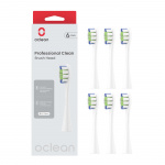 Oclean Borsthuvud Professional Clean 6-Pack Vit Oclean Borsthuvud Professional Clean 6-Pack Vit