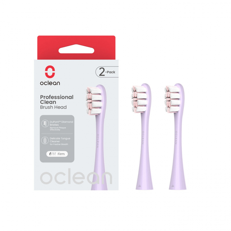 Oclean Borsthuvud Professional Clean 2-Pack Lila Oclean Borsthuvud Professional Clean 2-Pack Lila