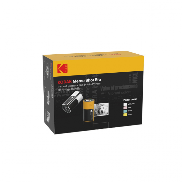 Kodak Direktbildskamera Memo Shot MS100 Bundle Gul