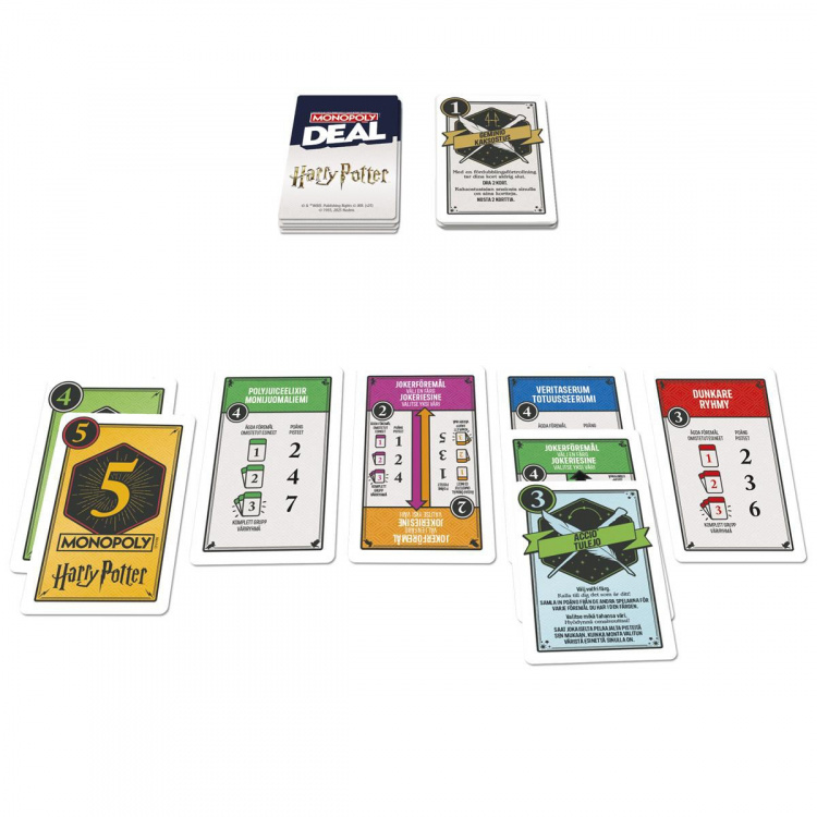 Hasbro MONOPOLY DEAL HARRY POTTER (SE/FI)