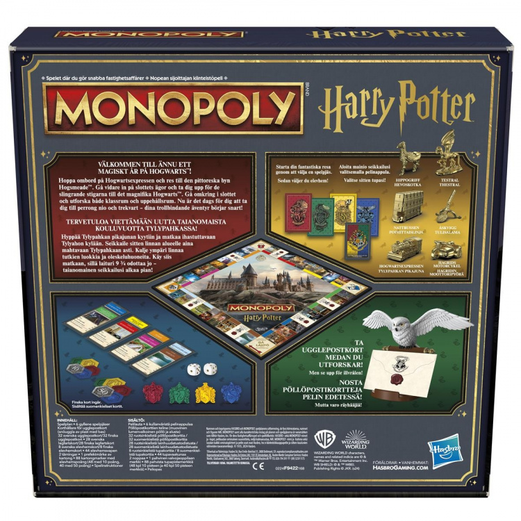 Hasbro Brädspel Monopoly Harry Potter (SE/FI)