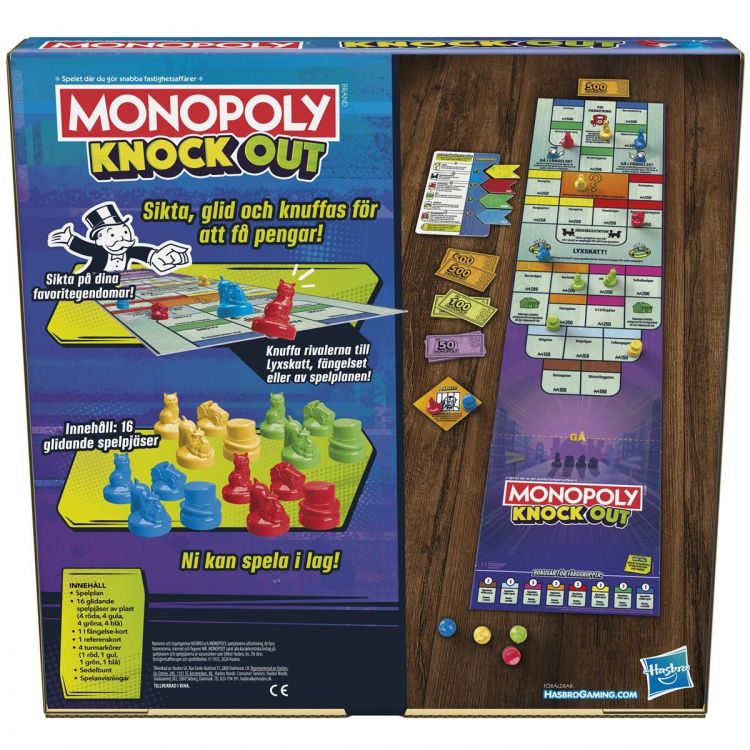 Hasbro Brädspel Monopoly Knockout (SE)