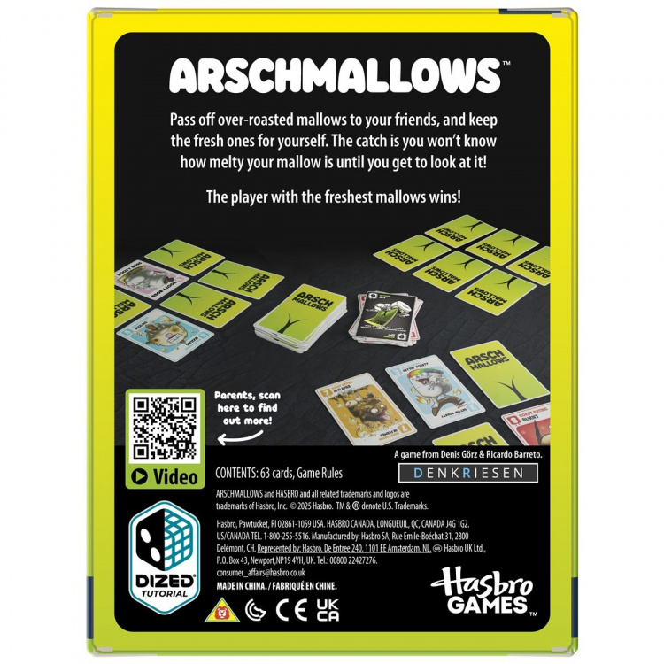 Hasbro Kortspel Arschmallows Party Game