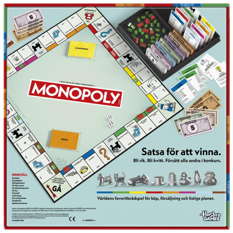 Hasbro Brädspel Monopoly Classic 90th Year Edition (SE)