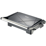 MELISSA Panini grill en contactgrill met antiaanbaklaag en oververhittingsbeveiliging 1000W Zwart MELISSA Panini grill en contactgrill met antiaanbaklaag en oververhittingsbeveiliging 1000W Zwart