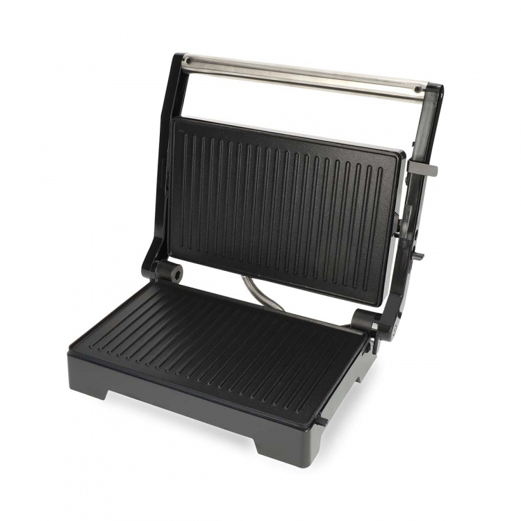 MELISSA Panini grill en contactgrill met antiaanbaklaag en oververhittingsbeveiliging 1000W Zwart MELISSA Panini grill en contactgrill met antiaanbaklaag en oververhittingsbeveiliging 1000W Zwart