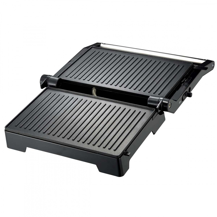 MELISSA Panini grill en contactgrill met antiaanbaklaag en oververhittingsbeveiliging 1000W Zwart MELISSA Panini grill en contactgrill met antiaanbaklaag en oververhittingsbeveiliging 1000W Zwart