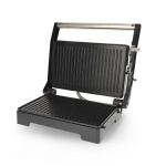 MELISSA Panini grill en contactgrill met antiaanbaklaag en oververhittingsbeveiliging 1000W Zwart MELISSA Panini grill en contactgrill met antiaanbaklaag en oververhittingsbeveiliging 1000W Zwart