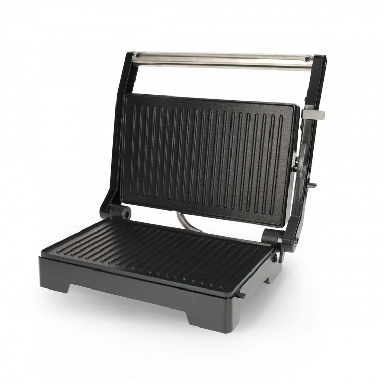 MELISSA Panini grill en contactgrill met antiaanbaklaag en oververhittingsbeveiliging 1000W Zwart MELISSA Panini grill en contactgrill met antiaanbaklaag en oververhittingsbeveiliging 1000W Zwart