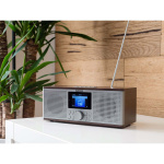 Lenco Slimme internetradio, met DAB+ / FM en Bluetooth® Wood Lenco Slimme internetradio, met DAB+ / FM en Bluetooth® Wood