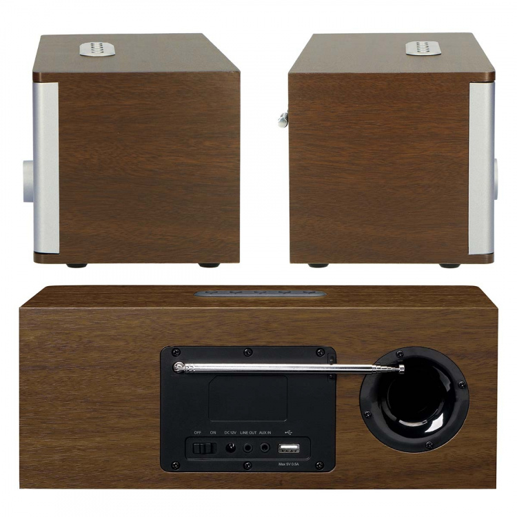 Lenco Slimme internetradio, met DAB+ / FM en Bluetooth® Wood Lenco Slimme internetradio, met DAB+ / FM en Bluetooth® Wood