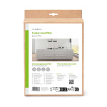 Nedis Vetfilter voor Afzuigkap | 57 x 47 cm | Vervangingsindicator | Op maat te knippen