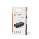Nedis Kaartlezer | microSD (TF) / microSDHC (TF) / microSDXC (TF) / SD / SDHC / SDXC | USB 3.2 Gen1