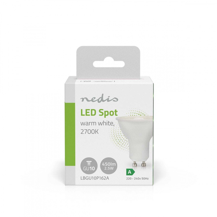 Nedis LED-Lamp GU10 | Spot | 2.5 W | 450 lm | 2700 K | Warm Wit | Retrostijl | 1 Stuks
