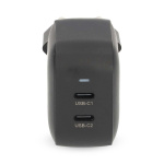 Nedis Oplader | 45 W | GaN | PD3.0 | Snellaad functie | 2.25 / 3.0 A | Outputs: 2 | 2x USB-C™ | Automatische Voltage Selectie | Zwart Nedis Oplader | 45 W | GaN | PD3.0 | Snellaad functie | 2.25 / 3.0 A | Outputs: 2 | 2x USB-C™ | Automatische Voltage Selectie | Zwart
