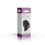 Nedis Oplader | 45 W | GaN | PD3.0 | Snellaad functie | 2.25 / 3.0 A | Outputs: 2 | 2x USB-C™ | Automatische Voltage Selectie | Zwart Nedis Oplader | 45 W | GaN | PD3.0 | Snellaad functie | 2.25 / 3.0 A | Outputs: 2 | 2x USB-C™ | Automatische Voltage Selectie | Zwart