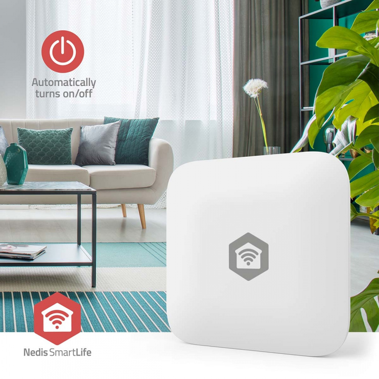 Nedis SmartLife Klimaatsensor | Zigbee 3.0 | Batterij Gevoed | Android™ / IOS | Wit