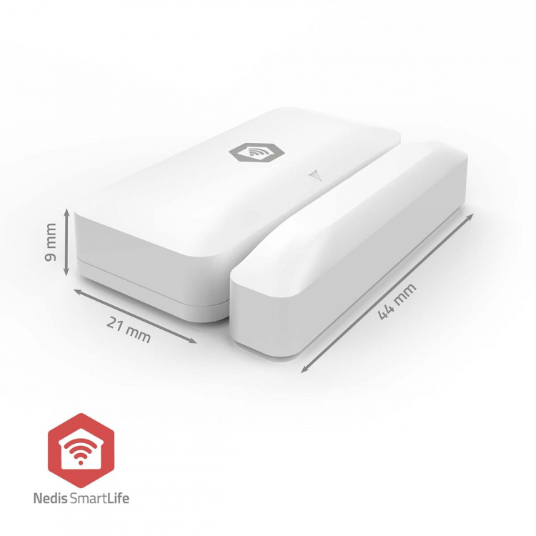 Nedis SmartLife Slimme Deur/Raam Sensor | Zigbee 3.0 | Batterij Gevoed | Android™ / IOS | Wit Nedis SmartLife Slimme Deur/Raam Sensor | Zigbee 3.0 | Batterij Gevoed | Android™ / IOS | Wit