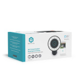 Nedis SmartLife Camera voor Buiten | Spotlight | 4K / 3840x2160 | IP65 | Cloud Opslag (optioneel) / microSD (niet inbegrepen) / Onvif | 5 V DC | Met bewegingssensor | Nachtzicht | Zwart