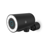 Nedis SmartLife Camera voor Buiten | Spotlight | 4K / 3840x2160 | IP65 | Cloud Opslag (optioneel) / microSD (niet inbegrepen) / Onvif | 5 V DC | Met bewegingssensor | Nachtzicht | Zwart