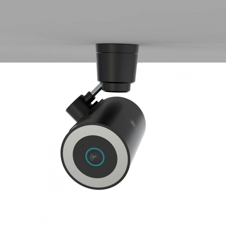Nedis SmartLife Camera voor Buiten | Spotlight | 4K / 3840x2160 | IP65 | Cloud Opslag (optioneel) / microSD (niet inbegrepen) / Onvif | 5 V DC | Met bewegingssensor | Nachtzicht | Zwart