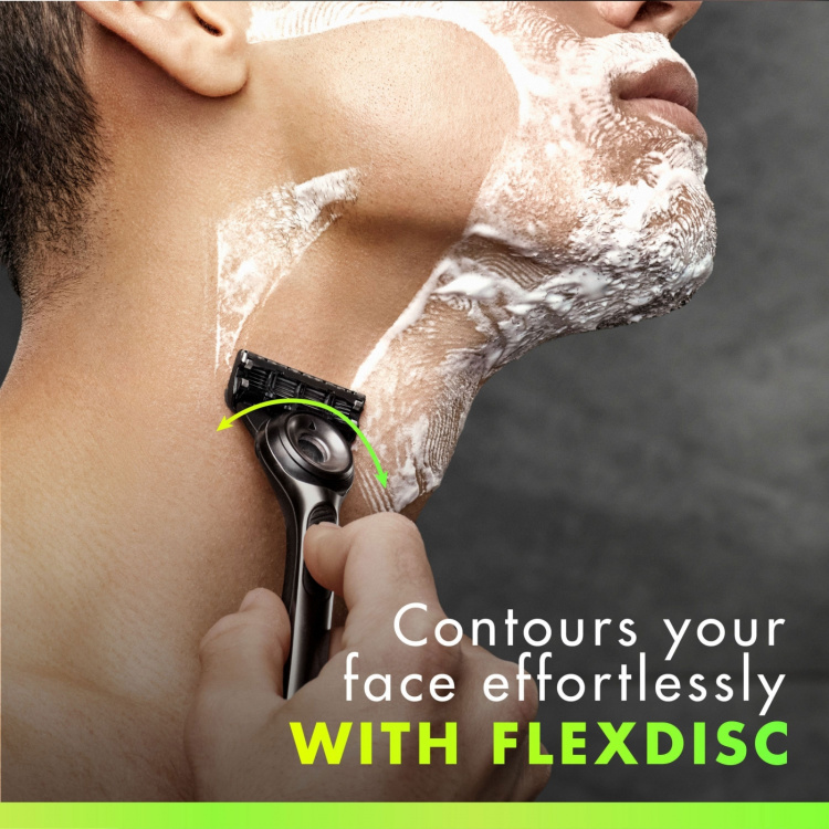 Gillette Rakhyvel Labs + 2st rakblad, magnetiskt ställ & resefodral