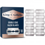 King C. Gillette Dubbeleggad Säkerhetsrakblad 10 st King C. Gillette Dubbeleggad Säkerhetsrakblad 10 st