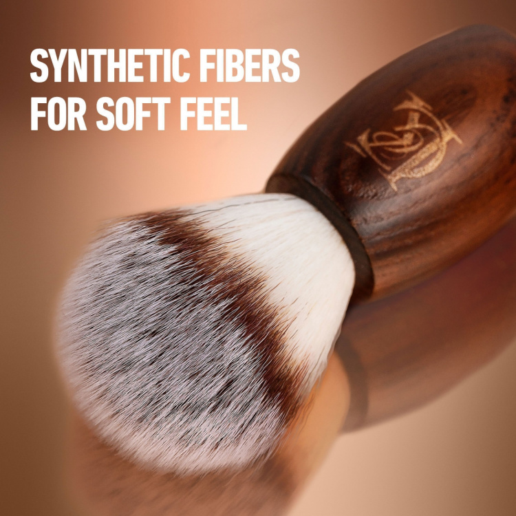 King C. Gillette Shaving Brush - Rakborste med trähandtag