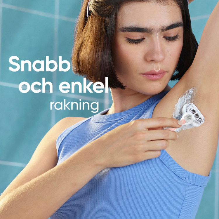 Gillette Rakhyvel Smooth Sensitive Pink + 2st rakblad