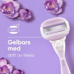 Gillette Rakhyvel Comfortglide Breeze + 4st rakblad