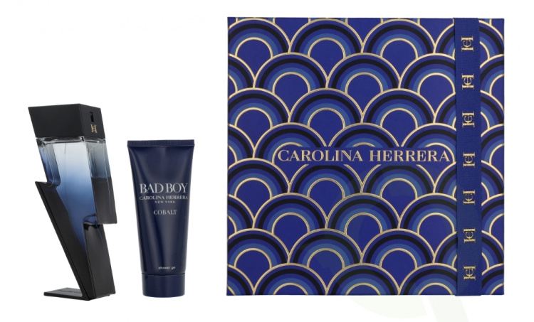 Carolina Herrera Bad Boy Cobalt Giftset 200 ml Edp Electrique Spray 100ml/Shower Gel 100ml