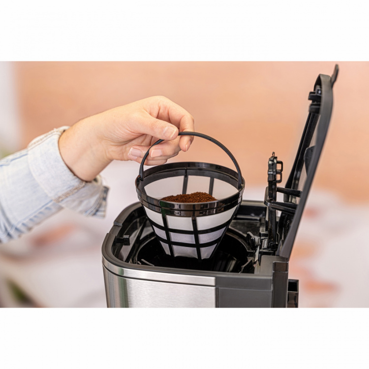 Rommelsbacher Kaffebryggare med timer Rostfritt FKM 1000 1,5l 1000W