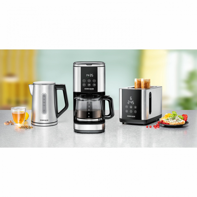 Rommelsbacher Kaffebryggare med timer Rostfritt FKM 1000 1,5l 1000W