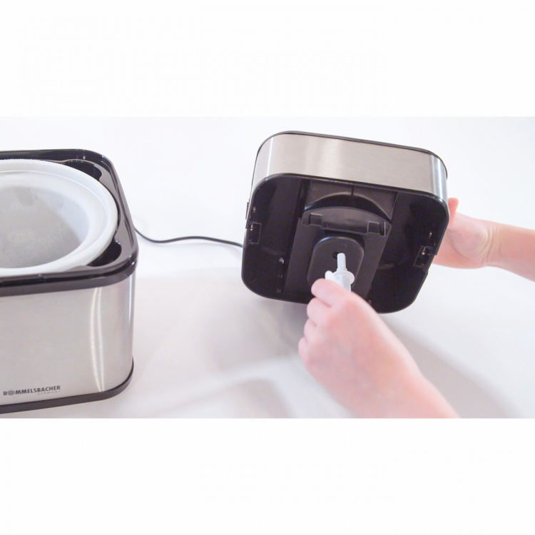 Rommelsbacher Glassmaskin IM 12 Kurt 0,5l Rostfri Sorbet,Glass Frusen Yogurt Slush