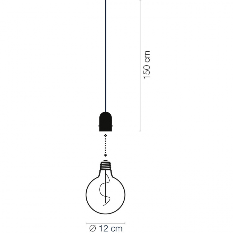 LightsOn Penny Pendellampa Gravity + DecoBulb XL Varmvit LightsOn Penny Pendellampa Gravity + DecoBulb XL Varmvit