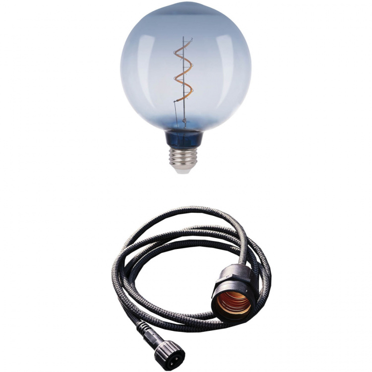 LightsOn Penny Pendellampa Gravity + DecoBulb XL Smoke