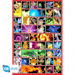 Abysse Pokemon Moves Poster - 91,5x61 cm